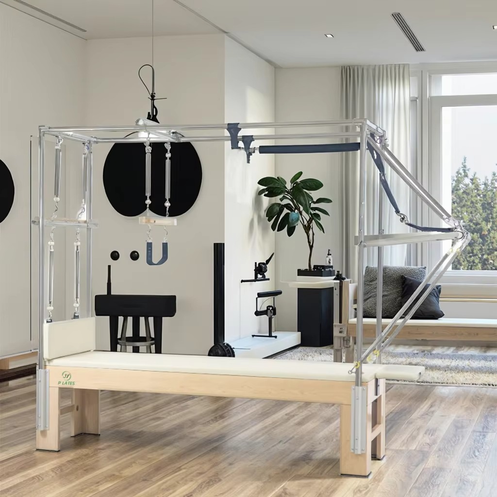 Health & Wellness Unlimited - Professioneller, langlebiger Pilates-Reformer aus Ahornholz mit