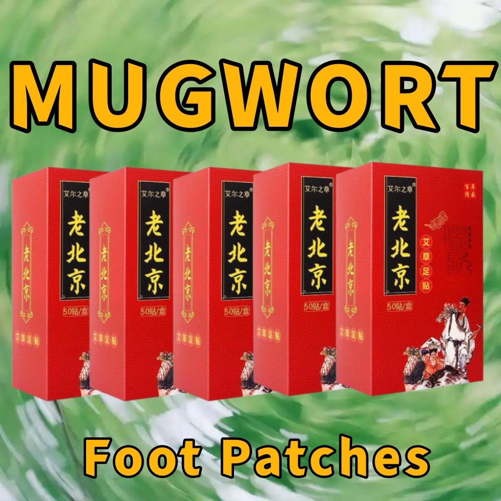 Detox Foot Patch - 50/100/150/250Patches Peking Traditionelle Fußpflaster Beifuß Gras