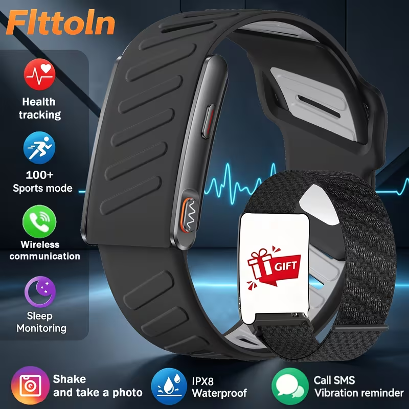 Health Wellness Bracelet - Neuer Sport-Fitness-Tracker, Smart-Armband, Herzfrequenz- und Blutdruckmessgerät,