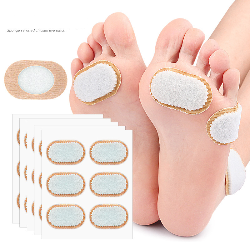 Detox Foot Patch - (.) 6 Stück Fußpflege-Pflaster zur Hornhautentfernung,