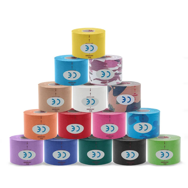 Sports Taping Precut - 1/6Pcs Sport Wasserdichte Kinesiologie Band Aufkleber