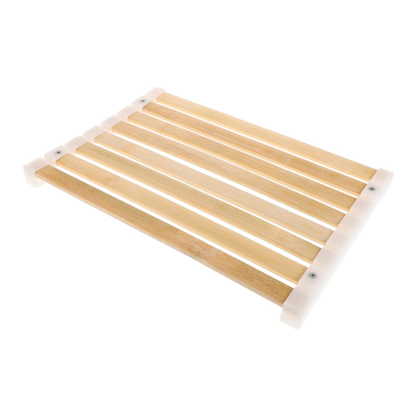 Bamboo Bath Mat - Bambus-Saunamatte, handgefertigt, hitzebeständig, Badezimmermatte, rutschfest, schnelltrocknend