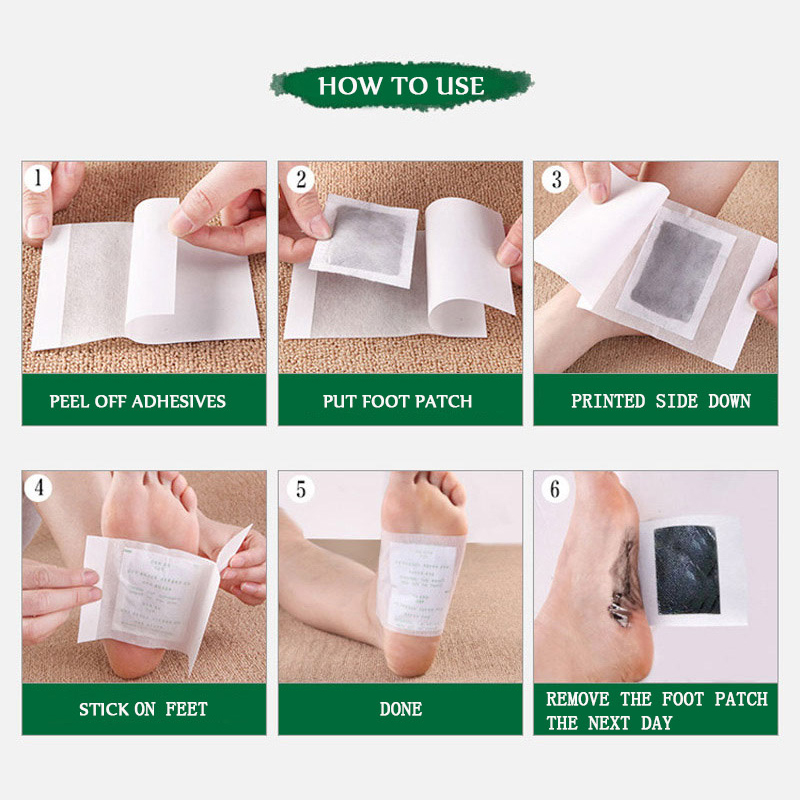 10 Stück Entgiftungs-Fußpflast – Detox Foot Patch Bewertung und Preis