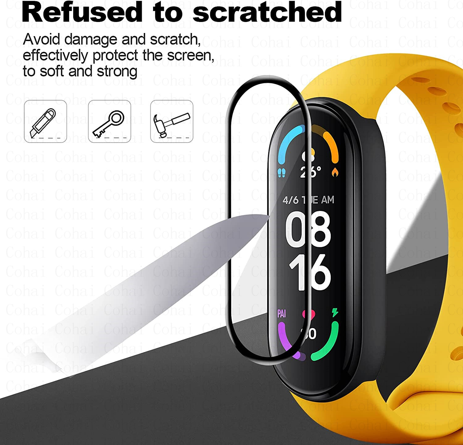 9D Gehärtetem Glas Für Xiaomi  – Health Wellness Bracelet Bewertung und Preis