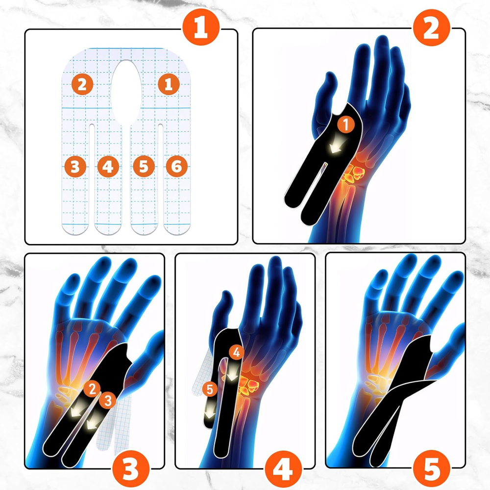 【5/10 Stück] Vorgeschnittenes  – Sports Taping Precut Bewertung und Preis