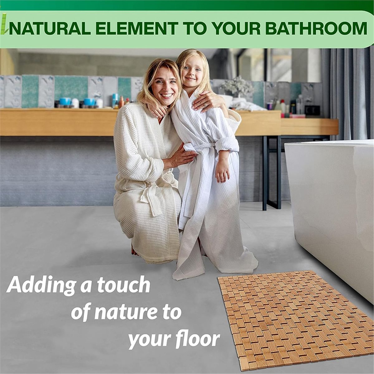NOCM Bambus-Badematte - Faltba – Bamboo Bath Mat Bewertung und Preis