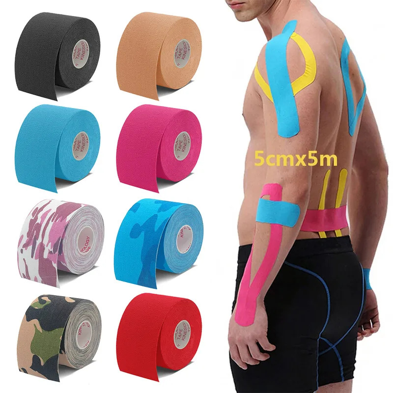1/6Pcs Sport Wasserdichte Kine – Sports Taping Precut Bewertung und Preis