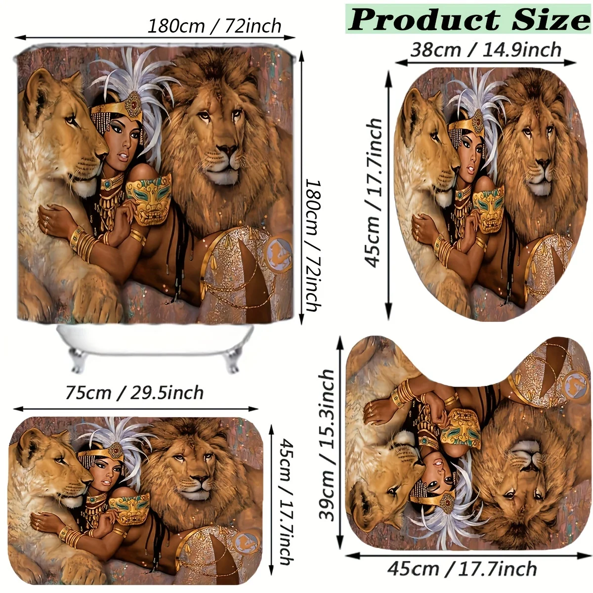 Regal Royal Lion and Queen Maj – Bamboo Bath Mat Bewertung und Preis