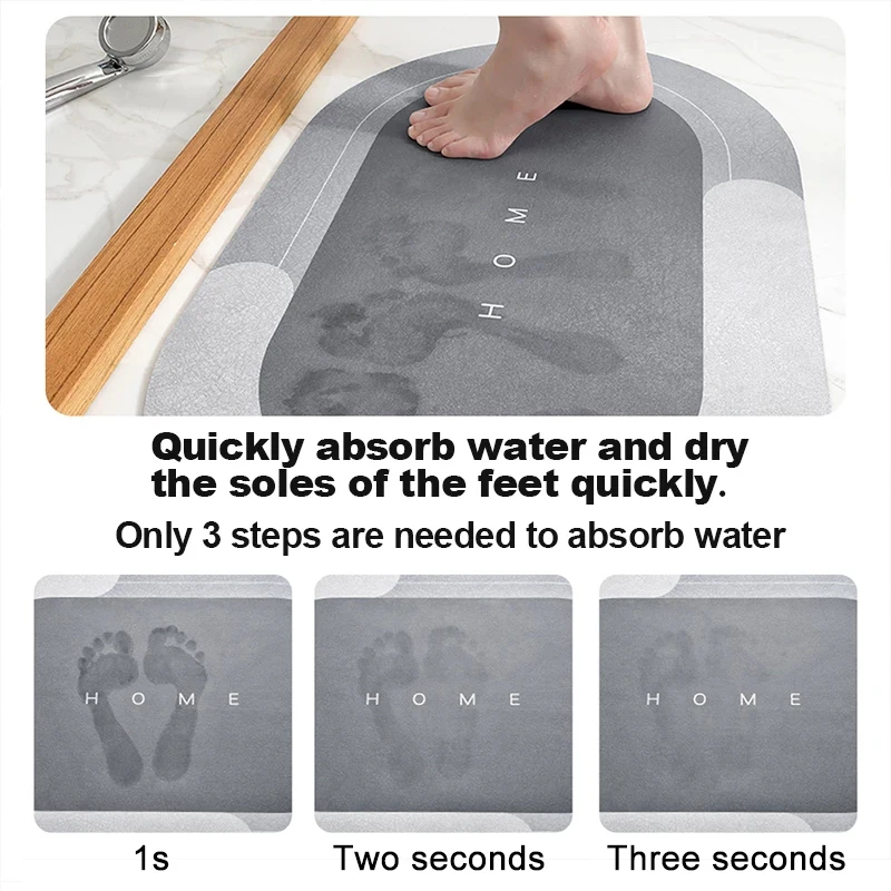 Badematte, super saugfähig, ru – Bamboo Bath Mat Bewertung und Preis
